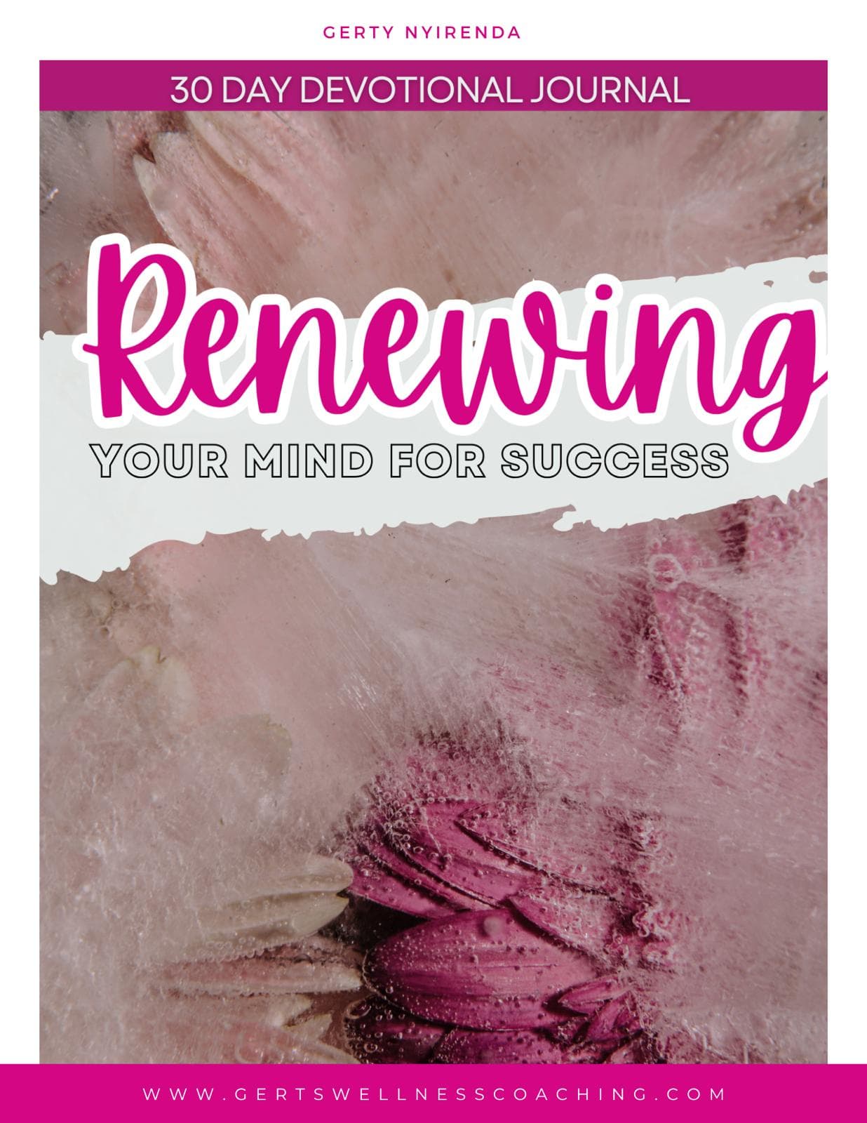 Renewing Your Mind for Success devotional journal cover